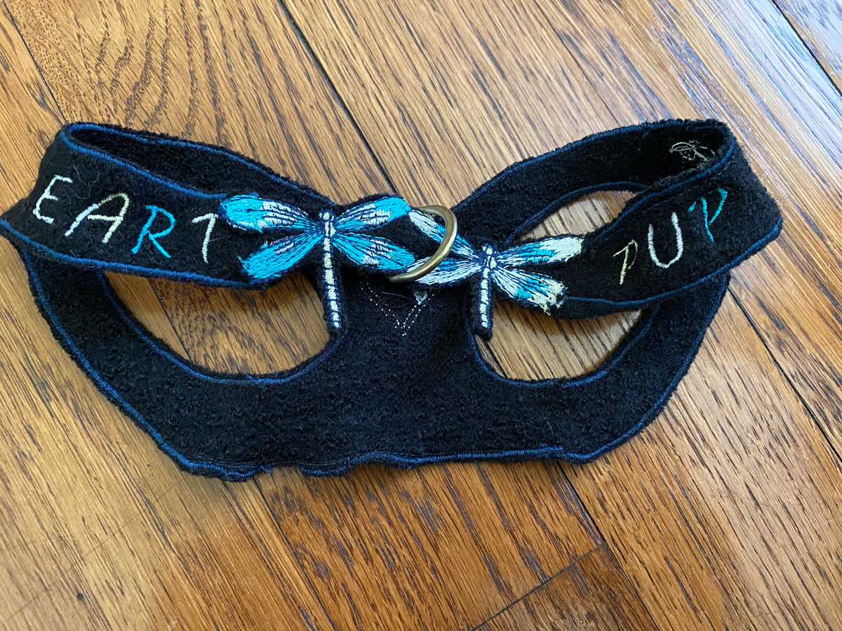 HeartPup slip on body dog harness with D-ring 👍👍 (cotton/cashmere)