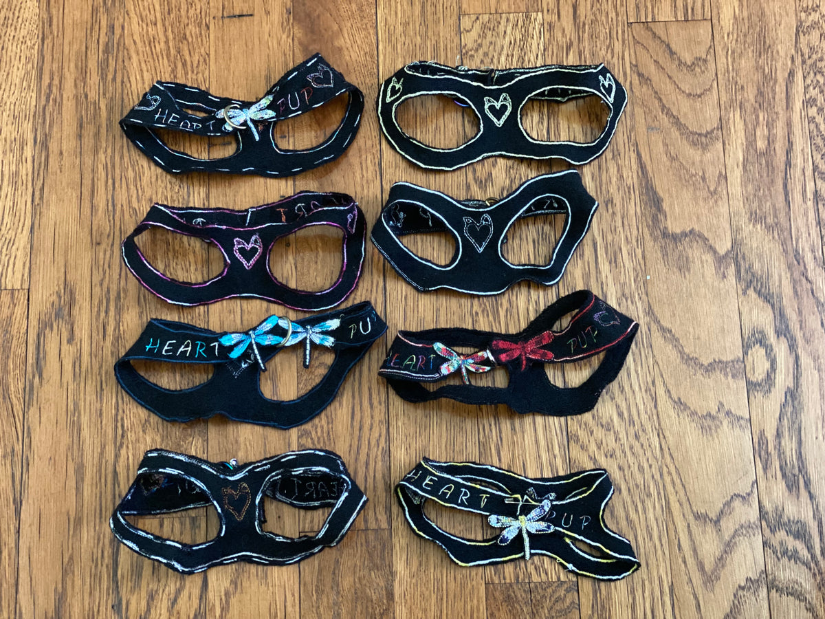 HeartPup slip on body dog harness with D-ring 👍👍 (cotton/cashmere)