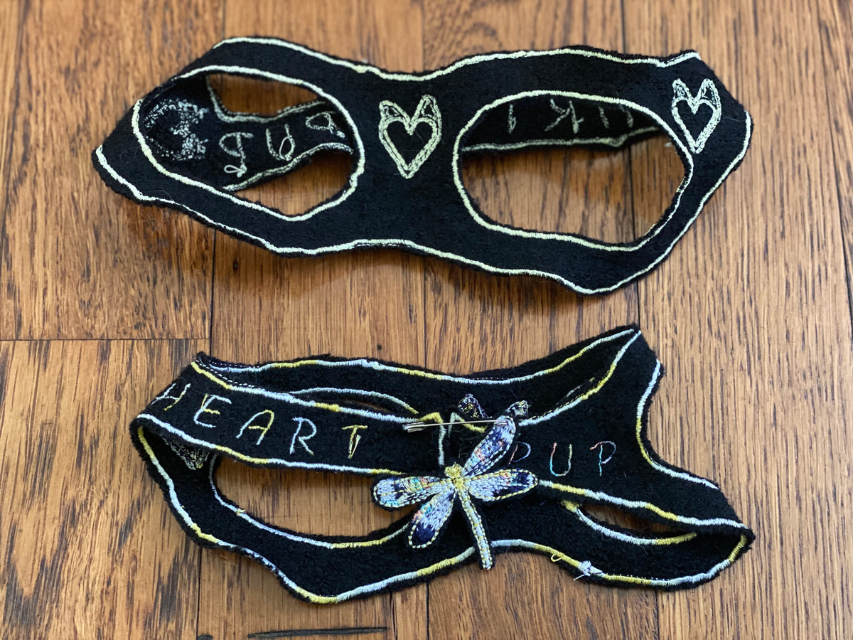 HeartPup slip on body dog harness with D-ring 👍👍 (cotton/cashmere)