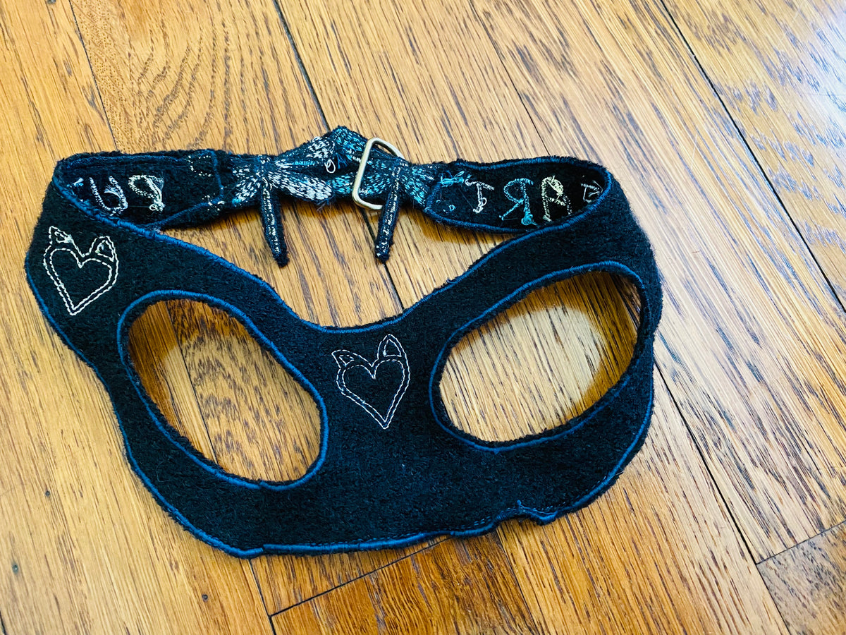 HeartPup slip on body dog harness with D-ring 👍👍 (cotton/cashmere)