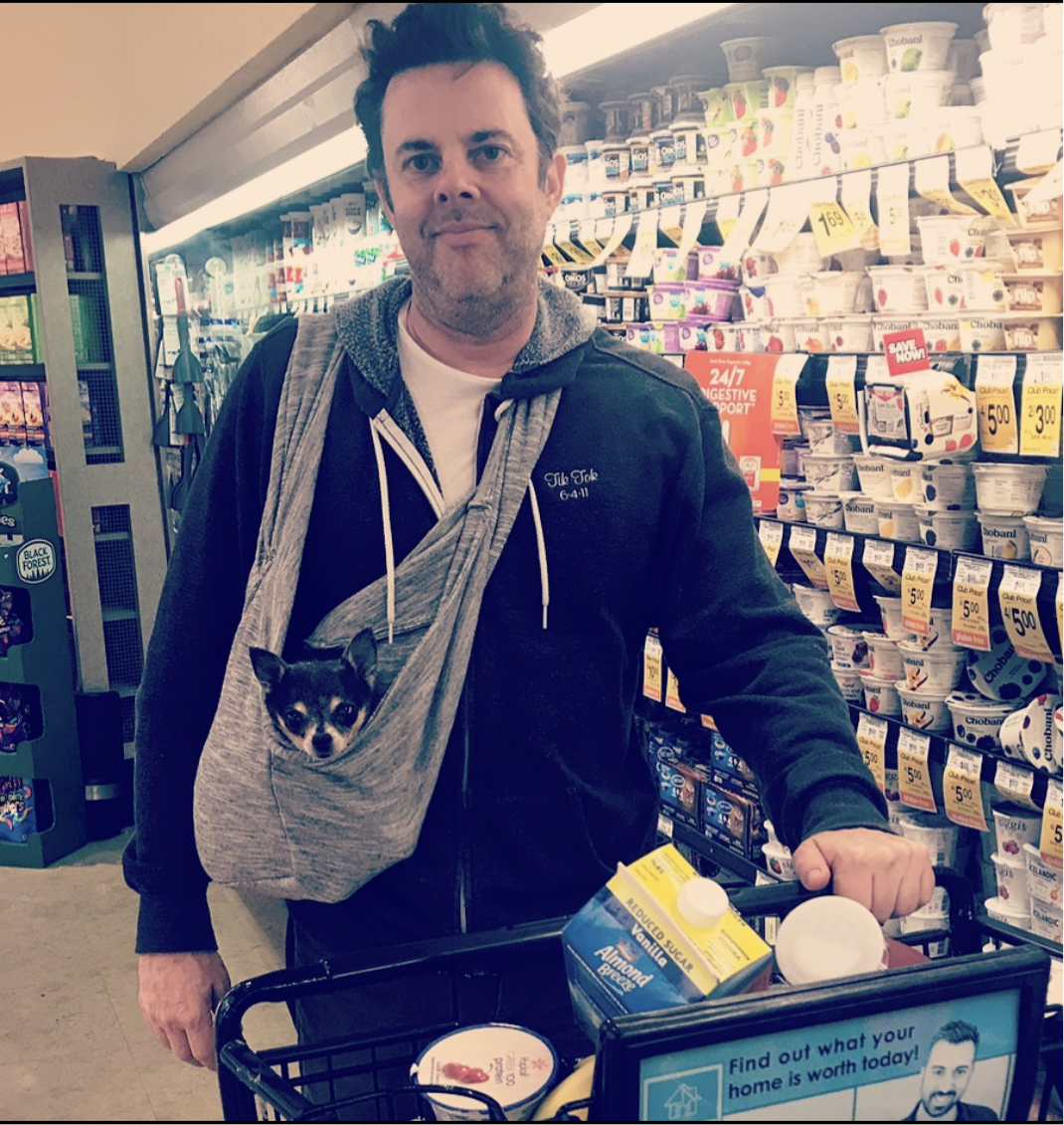 MEN&#39;S DOG MESSENGER PET BAG TOTE DOG CARRIER SLING