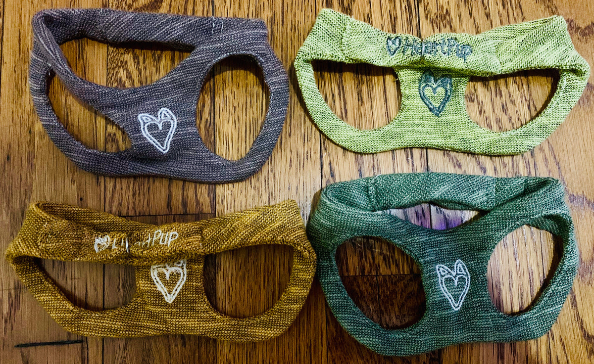 HeartPup slip on body dog harness with D-ring 👍👍 (cotton/cashmere)
