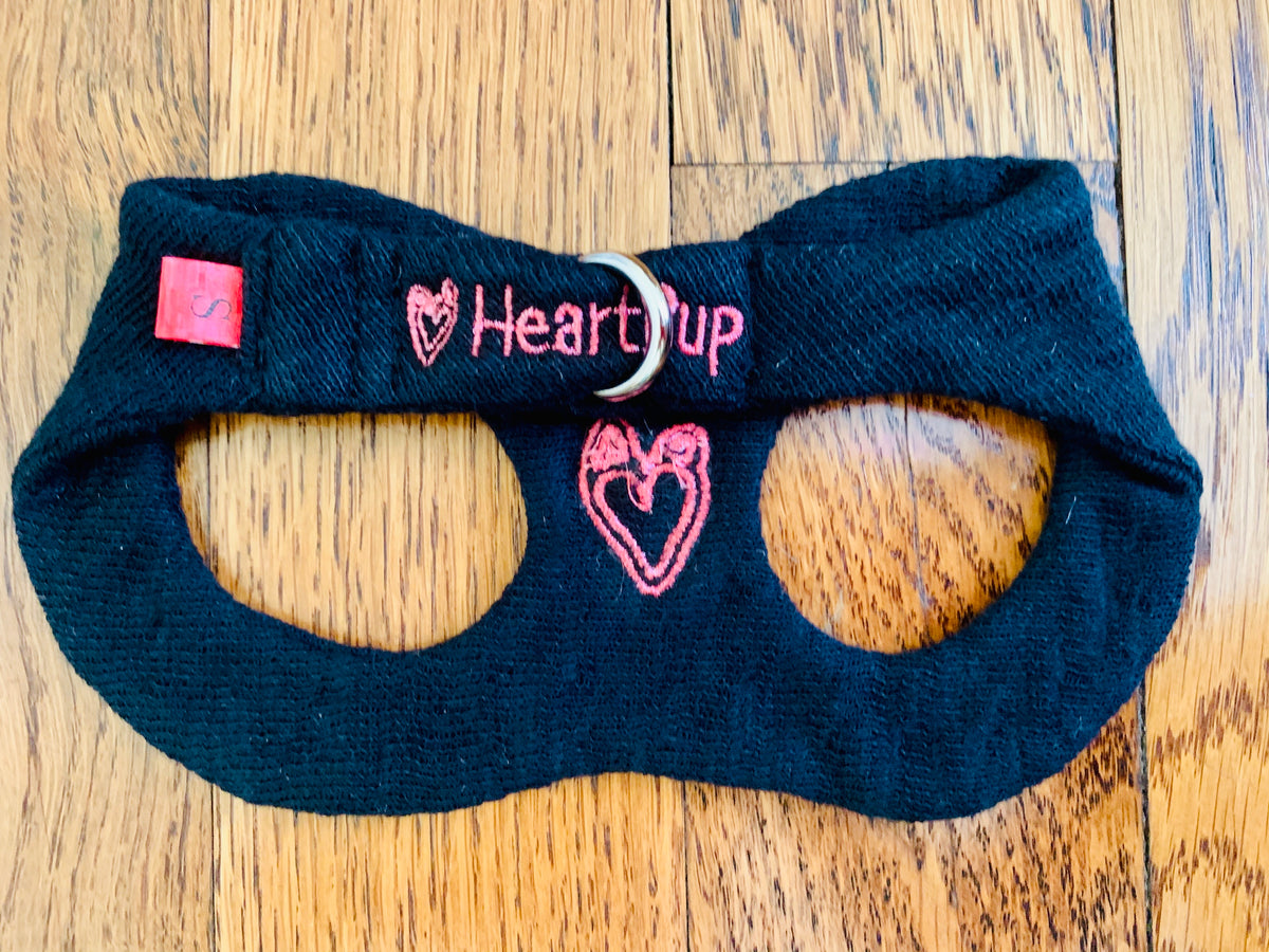 HeartPup slip on body dog harness with D-ring 👍👍 (cotton/cashmere)
