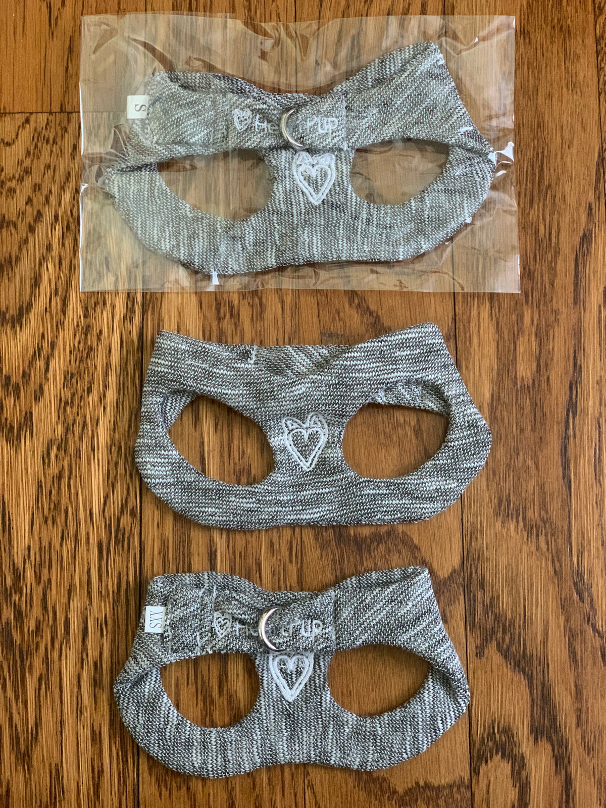 HeartPup slip on body dog harness with D-ring 👍👍 (cotton/cashmere)